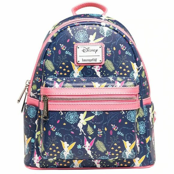 Loungefly Handbags - NWT Pink Tinkerbell Glow in the Dark Loungefly Backpack